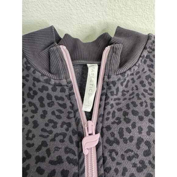 Fabletics Womens Pullover Sweatshirt Cheetah Print Animal Size Large - Picture 2 of 8